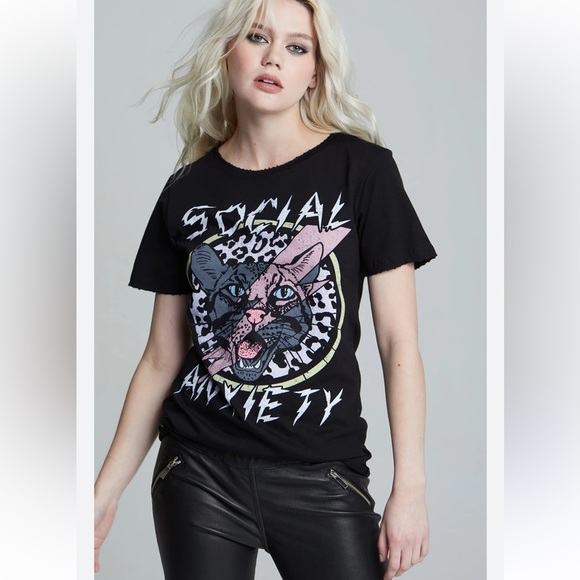 Odd People by Recycled Karma Social Anxiety Tee - Picture 2 of 2